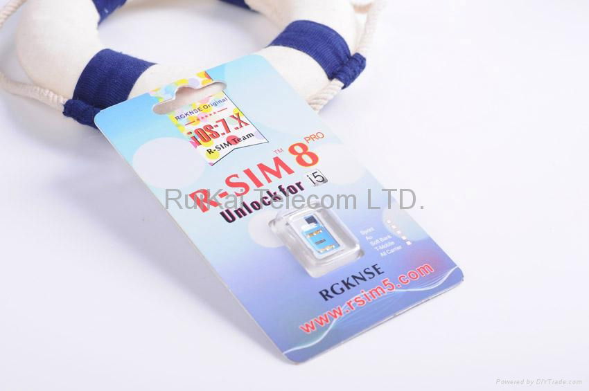 R-SIM 8 PRO Unlock Sim Card for iPhone 5 iOS7.X