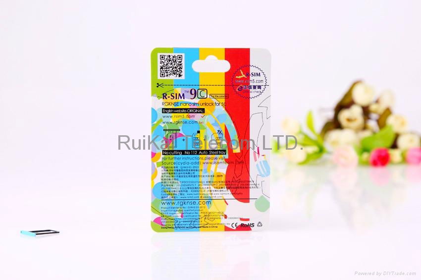 R-SIM 9C Unlock Sim Card For iphone5C iOS7.0-7.X 2