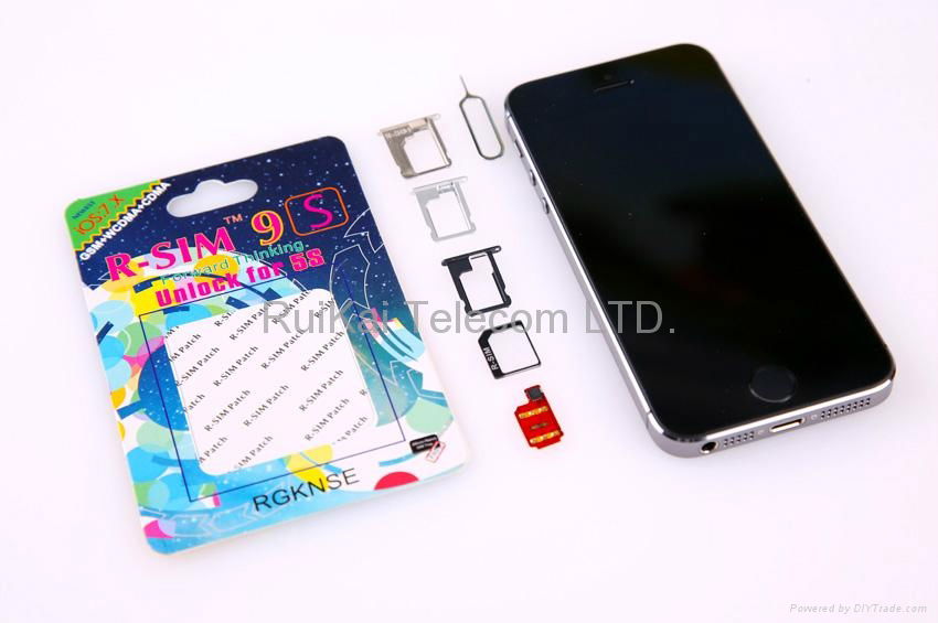 R-SIM 9S Unlock Sim Card For iphone 5S iOS7.0-7.X