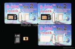 R-SIM Air 2 Unlock Card For4 S/5/5C/5S iOS:6.X-7.1.1-7.X (Sprint+N)