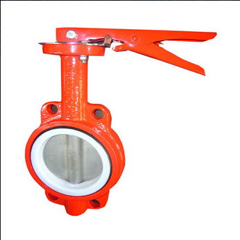 Full PTFE Coated Wafer Butterfly Valve 3
