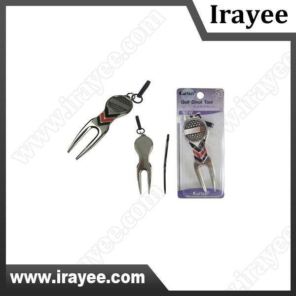 personalized golf mark in zinc alloy material, plated brass 4