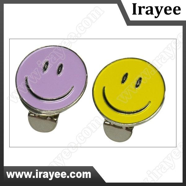 personalized golf mark in zinc alloy material, plated brass 5