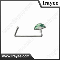 personalized purse hanger in zinc alloy