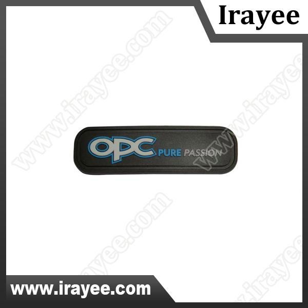 personalized PVC lapel in, with color in Pantone chart  2