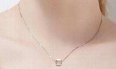 Silver Women's necklace YN0512