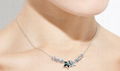 Silver Women's necklace N0441
