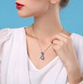 Silver Women's necklace P0319 1