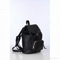 black quilting fashion women pu backpack 2