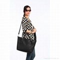 black pu leather women bag handbag 4