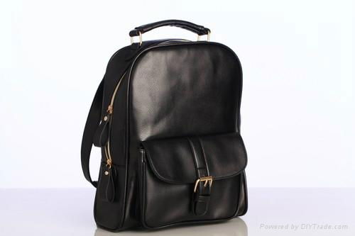 black backpack women leather pu bag 2