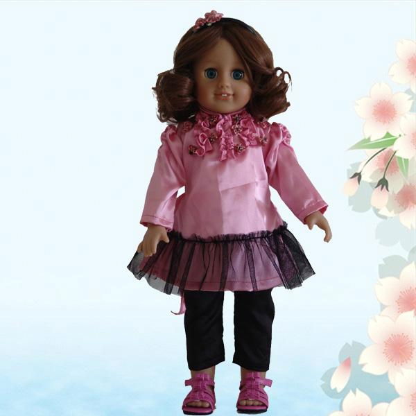 2015 new toys for kid american girl doll 18 inch girl doll joint movable 2