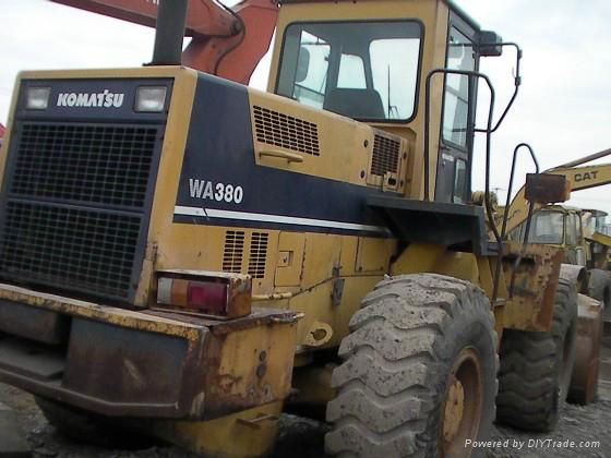 Komatsu wheel loader wa380-3 japanese loader wa100 2