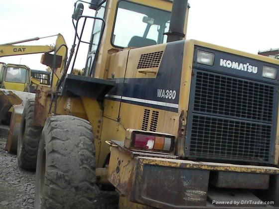 Komatsu wheel loader wa380-3 japanese loader wa100 3