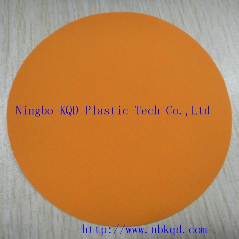 0.77mm High Tensile Orange PVC Coated Fabrics for Inflatable Boat