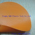 0.77mm High Tensile Orange PVC Coated Fabrics for Inflatable Boat