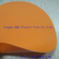 0.77mm High Tensile Orange PVC Coated Fabrics for Inflatable Boat