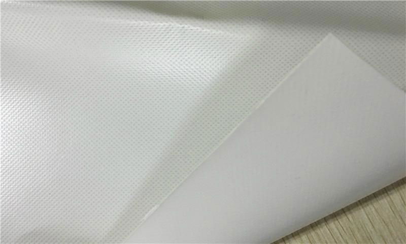 6P Free Glossy White PVC Tarpaulin for Canopy 