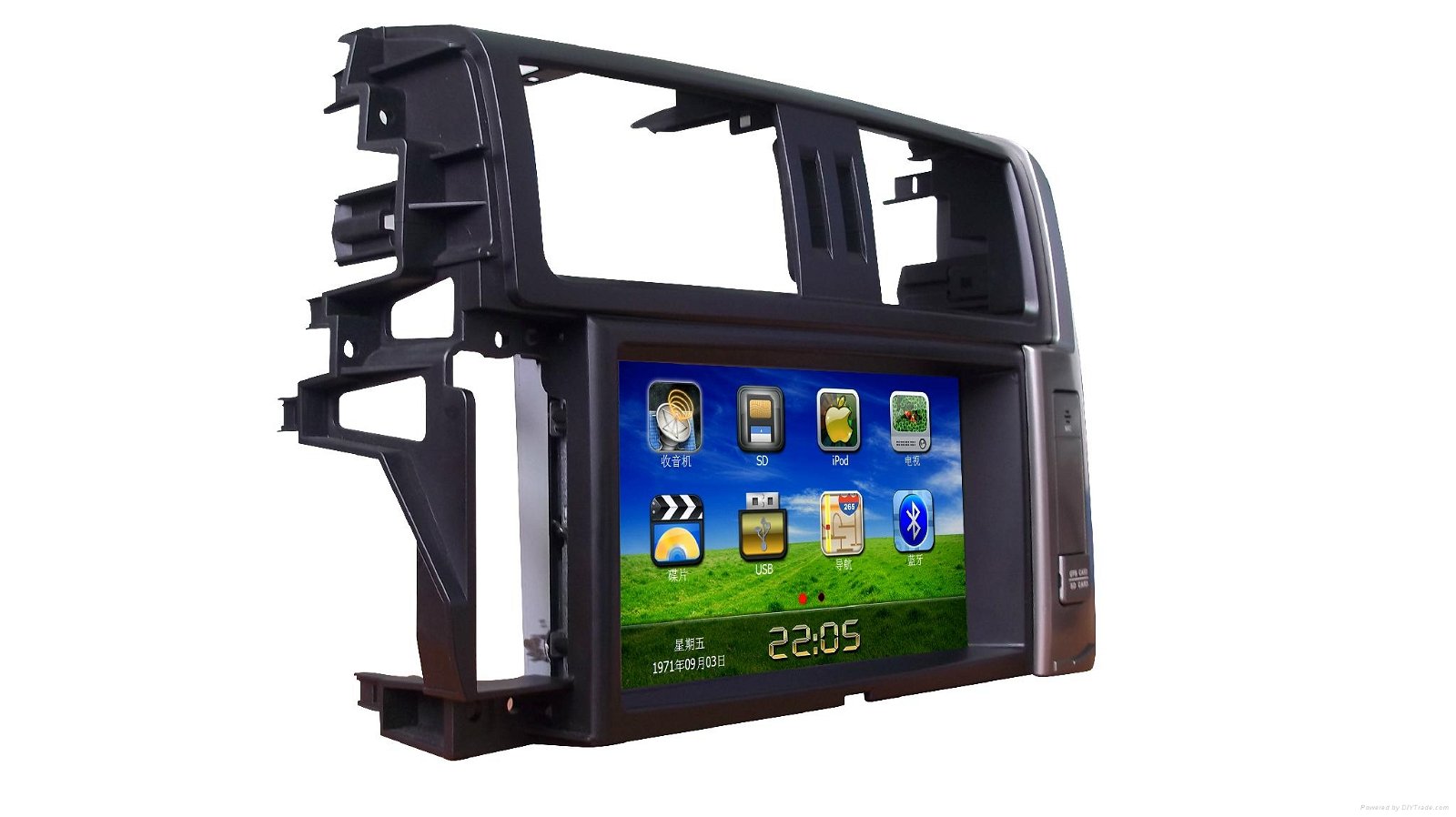 Car Dvd Player GPS Navigation for Toyota New Prado 4