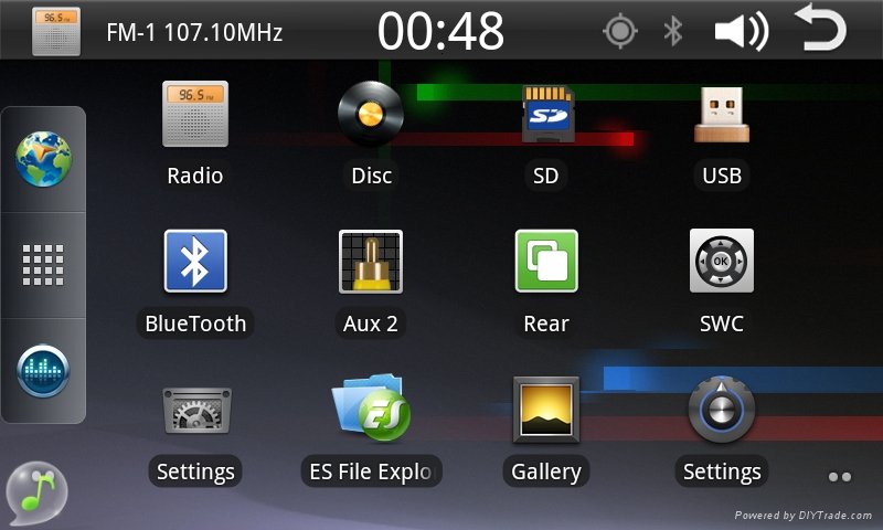 Audio Car DVD Player Compatible with Honda Accord 07 Bluetooth Radio Car DVD 5