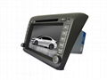 2 Din 7 inch DVD Car Player Compatible with Honda Civic  2