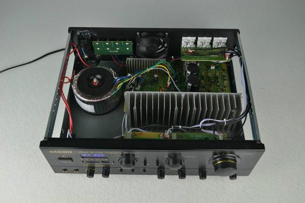 SASION 5.1 Power Amplifier AV-502C with USB/SD  input 3