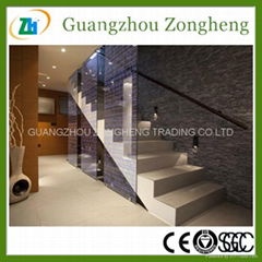 Stair Glass Partition Glass Stair Handrail