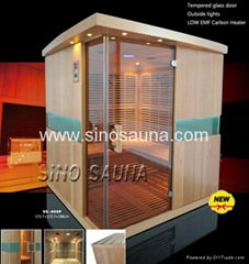 Whosale Skin Beauty Low EMF Ozone Far Infrared Sauna Cabin For 5 Star Hotel