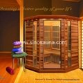 2015 Big Corner Sauna Far Infrared Sauna Room With Oxygen Ionizer 2