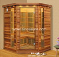 2015 Big Corner Sauna Far Infrared Sauna Room With Oxygen Ionizer 3