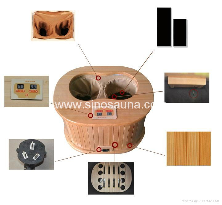 2015 Hot Far Infrared Foot Sauna Foot Massager Detox Foot SPA Sauna 2