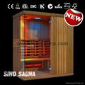 3 People Home Canada Cedar Skin Tightening Far Infrared Sauna (CE/ISO/TUV/RoHS)