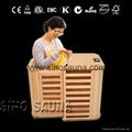 New Year Gift Half Body Infrared Sauna For Older People with Carbon Heater (CE)  1