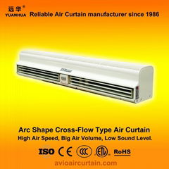Arc cross-flow type air door FM-1.25-12B