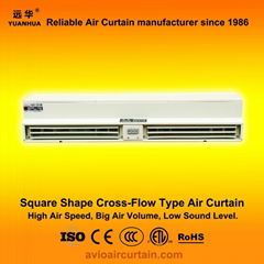 Square cross-flow type air door