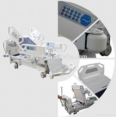 multi-functions electrical hospital bed, ICU bed,