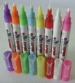 chalk ink markers 6mm chisel tips set of 8 fluorescent marker for Led writing bo 1