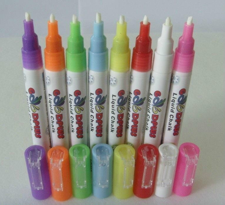 Liquid Chalk Markers - NEW REVERSIBLE TIP - Chalkboard Paint Pen 8 Pack + 2 FREE