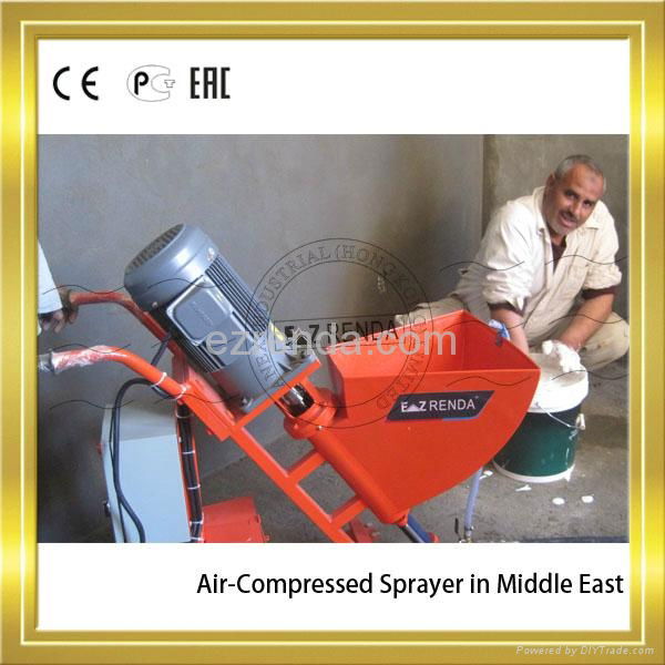 High Pressure Air Compressed Sprayer Machine for Putty Powder Mortar 2