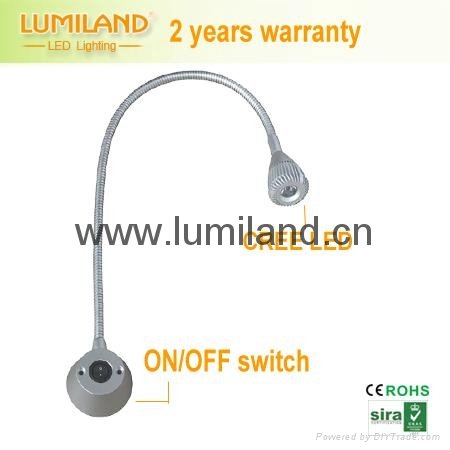1W high power LED reading light LED bedside light- Lumiland 3