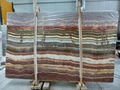 Good quality  polished Colorful  onyx big slabs 1