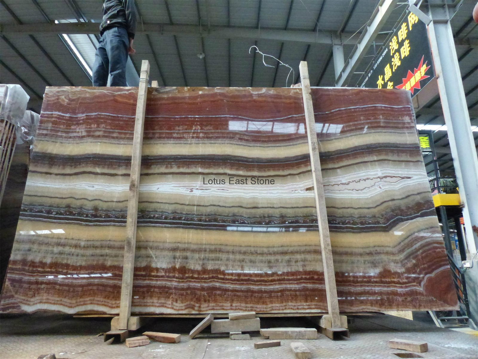 Good quality  polished  Fantastic onyx big slabs 3