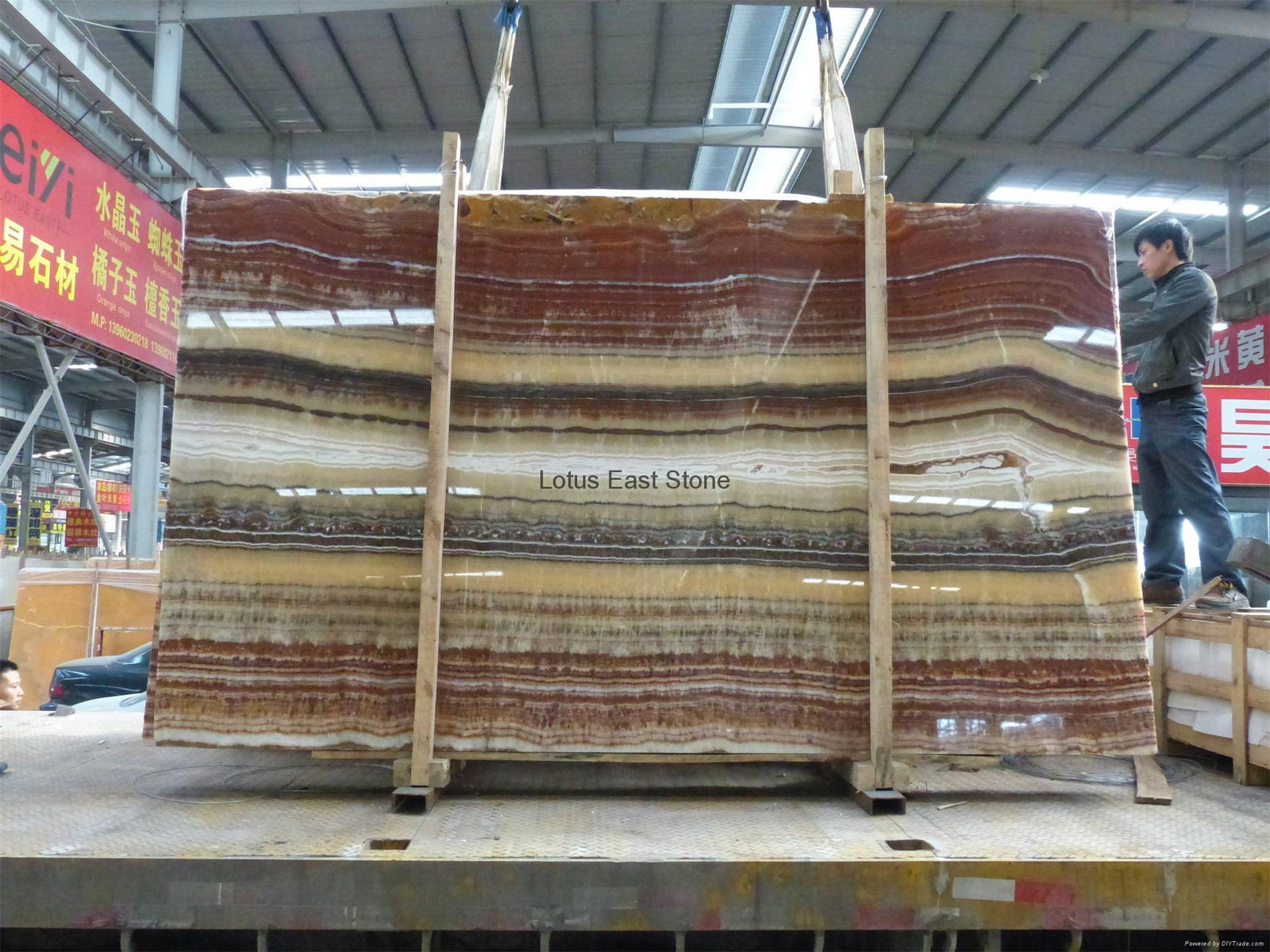 Good quality  polished  Fantastic onyx big slabs 4