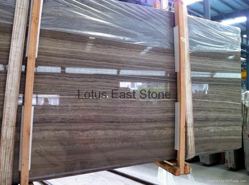Good quality  polished Coffee Wood marble big slabs 4