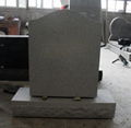 Light Gray G633 American Upright Die and Base Monument 1