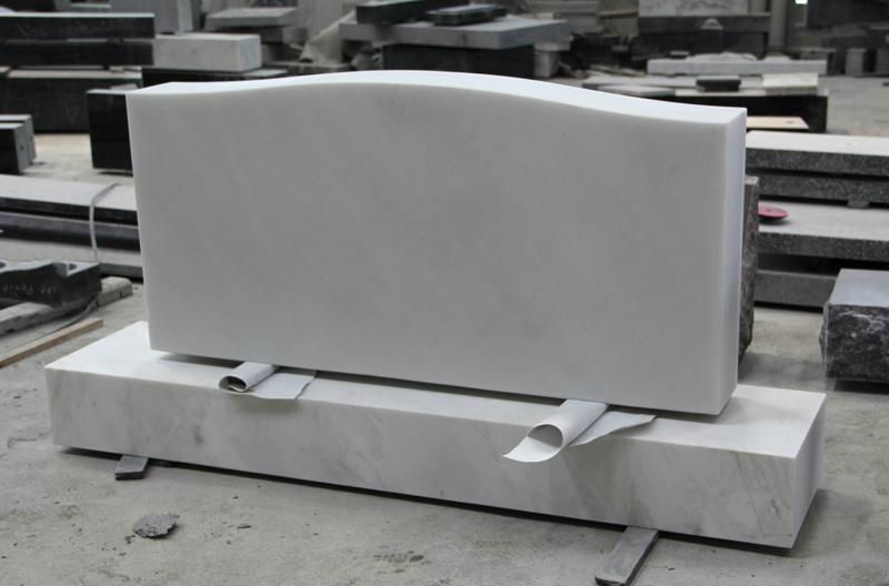 Sichuan White marble American Die and Base Monument 2