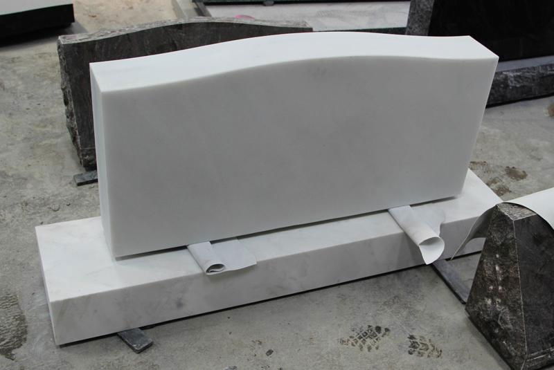 Sichuan White marble American Die and Base Monument 4