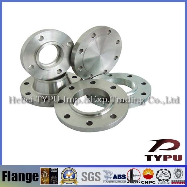 Carbon Steel Ansi Pipe Fittings Weld Neck Flange large Dimension 3