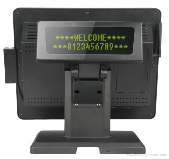 Intel D525 Dual Core All In One Fanless Touch POS Machine