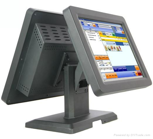 Intel D525 Dual Core All In One Fanless Touch POS Machine 5